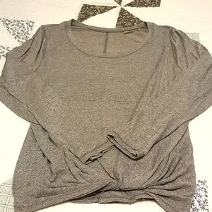 Zella twist front top